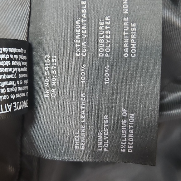 Marc New York Andrew Marc Diamond Quilted Leather Moto Jacket - Extra Small - Picture 10 of 13